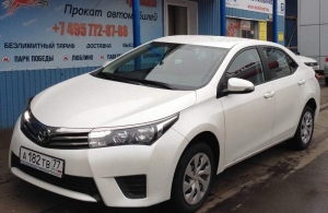 Аренда Toyota Corolla в Москве